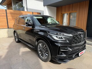 2019 Infiniti QX80 I Рестайлинг 2, чёрный, 5000000 рублей, вид 2