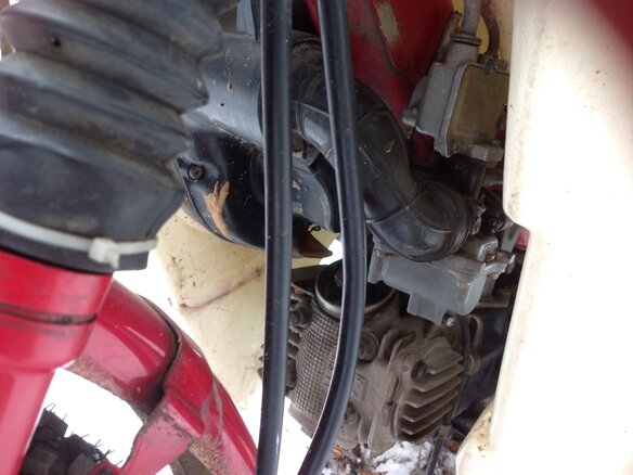 2001 Yamaha Mate, красный, 155000 рублей - вид 15
