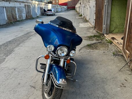 2006 Harley-Davidson Electra Glide, синий, 690000 рублей, вид 2