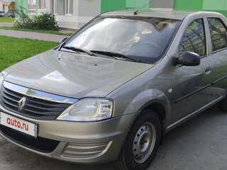 2010 Renault Logan I Рестайлинг, бежевый, 530000 рублей, вид 3