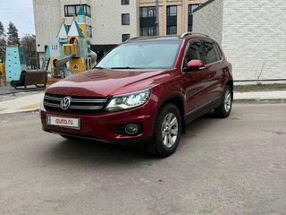 2012 Volkswagen Tiguan I Рестайлинг, красный, 925000 рублей, вид 1