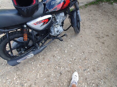 2019 Bajaj Boxer BM 125, чёрный, 110000 рублей, вид 5