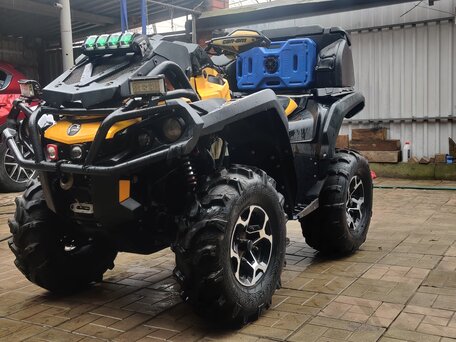 2013 BRP Can-Am Outlander X MR 650, жёлтый, 950000 рублей, вид 4