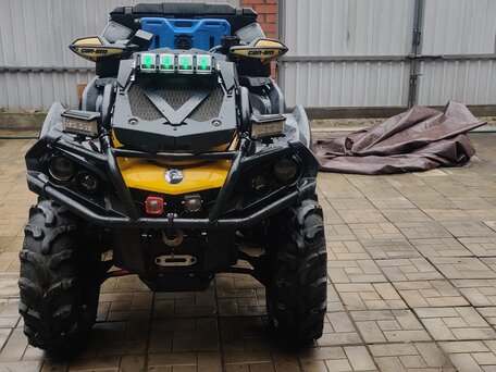 2013 BRP Can-Am Outlander X MR 650, жёлтый, 950000 рублей, вид 3