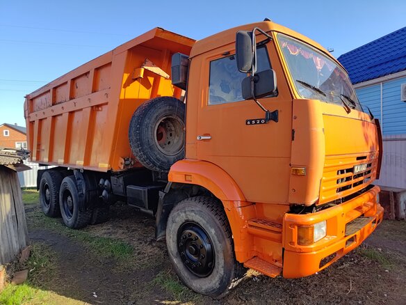 2007 КамАЗ 6520, оранжевый, 950000 рублей