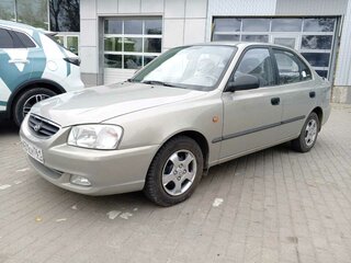 2009 Hyundai Accent ТагАЗ II, бежевый, 830000 рублей, вид 1