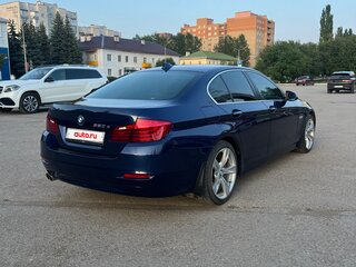 2015 BMW 5 серии 520d VI (F10/F11/F07) Рестайлинг, синий, 2120000 рублей, вид 4