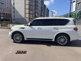 2016 Infiniti QX80 I Рестайлинг, белый, 3500000 рублей, вид 5