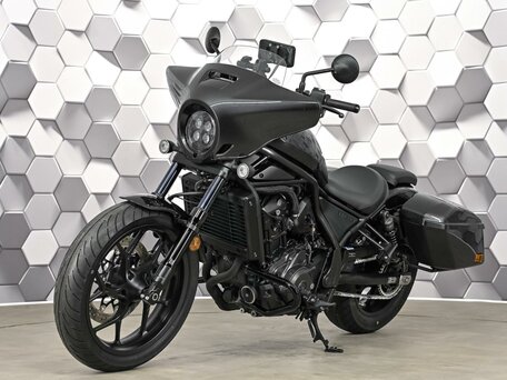 2023 Honda CMX 1100 Rebel, чёрный, 977000 рублей, вид 2