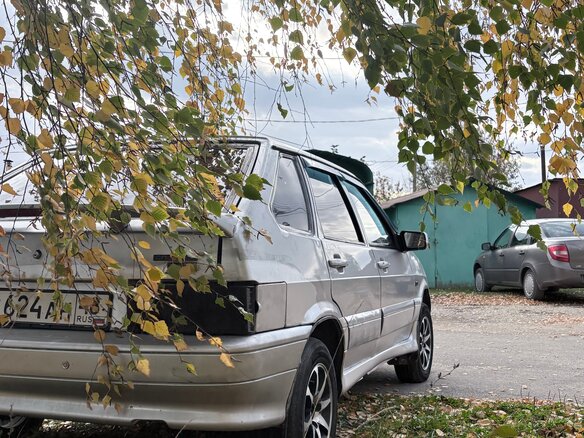 2005 Lada (ВАЗ) 2114, серебристый, 120000 рублей - вид 4
