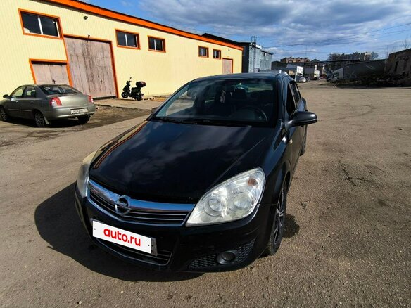 2007 Opel Astra H Рестайлинг, чёрный, 430000 рублей - вид 2