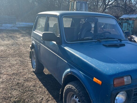 2011 Lada (ВАЗ) 2121 (4x4) I Рестайлинг, синий, 330000 рублей - вид 2