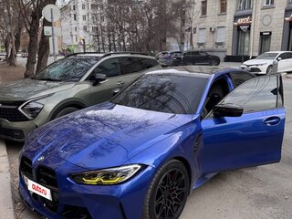 2021 BMW M3 Competition Package VI (G80), синий, 8200000 рублей, вид 2