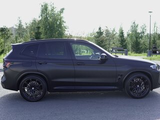 2021 BMW X3 M Competition I (F97) Рестайлинг, чёрный, 7500000 рублей, вид 3