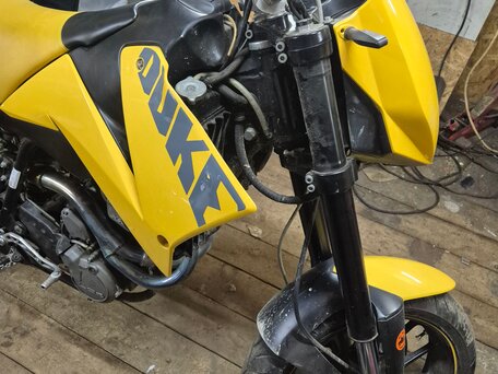 2003 KTM 640 Duke, жёлтый, 349999 рублей, вид 5