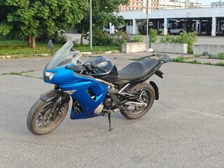 2006 Kawasaki ER-6F (Ninja 650R), синий, 345000 рублей, вид 5