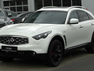 2012 Infiniti FX30d II (S51) Рестайлинг, белый, 2000000 рублей, вид 1