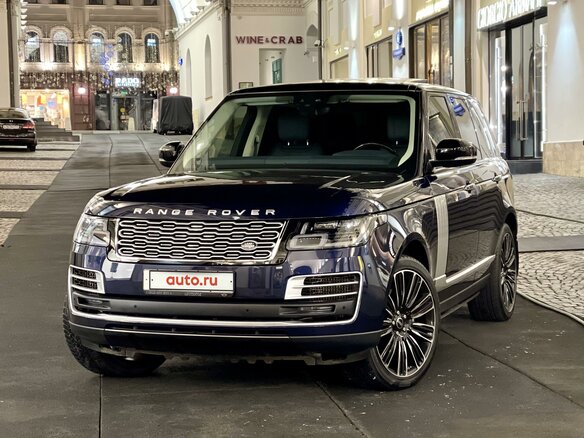 2018 Land Rover Range Rover IV Рестайлинг, синий - вид 2