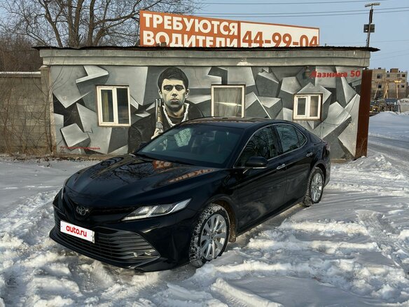 2019 Toyota Camry VIII (XV70), чёрный, 3150000 рублей - вид 7