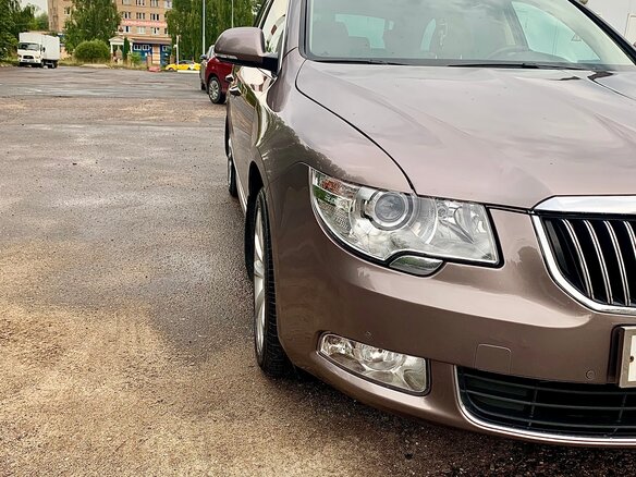 2011 Skoda Superb II, бежевый - вид 11