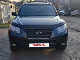 2008 Hyundai Santa Fe II, чёрный, 990000 рублей, вид 3