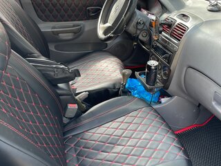 2004 Hyundai Accent ТагАЗ II, белый, 450000 рублей, вид 3