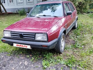 1990 Volkswagen Golf II, пурпурный, 120000 рублей, вид 2