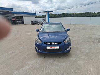 2012 Hyundai Solaris I, синий, 780000 рублей, вид 1