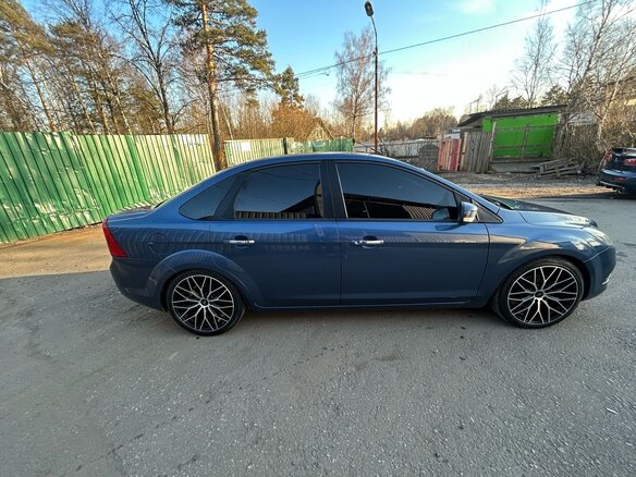 2008 Ford Focus II Рестайлинг, синий, 650000 рублей - вид 5