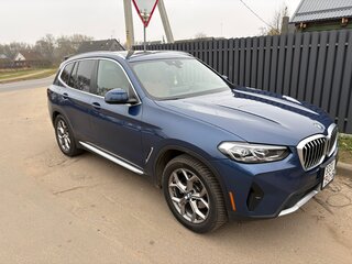 2021 BMW X3 30i xDrive III (G01) Рестайлинг, синий, 2900000 рублей, вид 3
