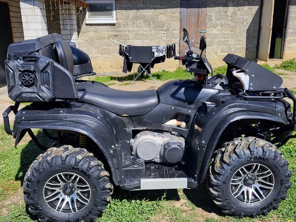 2021 Stels ATV-500YS Leopard, чёрный, 600000 рублей - вид 5