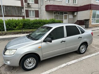 2015 Lada (ВАЗ) Granta I, серебристый, 430000 рублей, вид 4
