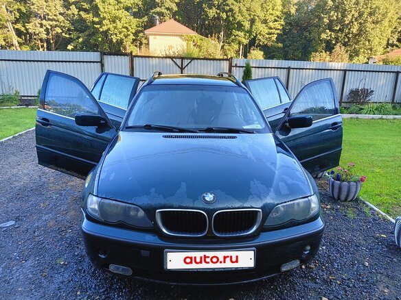 2003 BMW 3 серии 320d IV (E46) Рестайлинг, зелёный, 650000 рублей - вид 1