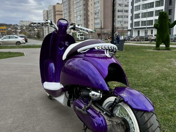 2016 Honda Crea Scoopy, фиолетовый, 230000 рублей - вид 8