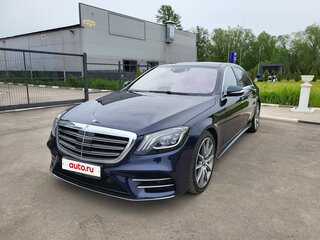 2018 Mercedes-Benz S-Класс 560 VI (W222, C217) Рестайлинг, синий, 5050000 рублей, вид 1