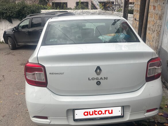 2018 Renault Logan II Рестайлинг, белый, 600000 рублей - вид 1