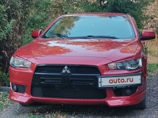 2008 Mitsubishi Lancer X, красный, 990099 рублей, вид 4