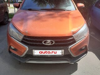 2018 Lada (ВАЗ) Vesta SW Cross I, оранжевый, 1120000 рублей, вид 3