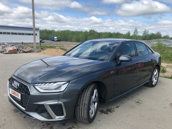 2021 Audi A4 45 TFSI V (B9) Рестайлинг, серый, 3400000 рублей