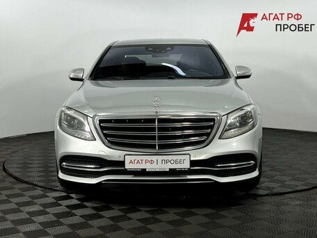 2018 Mercedes-Benz S-Класс 350 d VI (W222, C217) Рестайлинг, серый, 3450000 рублей, вид 3