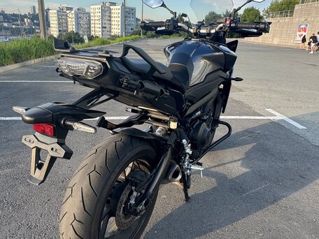 2016 Yamaha MT-09 Tracer (FJ-09), синий, 690000 рублей, вид 4