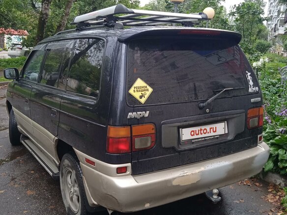 1998 Mazda MPV I (LV), синий, 490000 рублей - вид 10