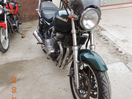 1996 Kawasaki ZR 550 Zephyr, зелёный, 420000 рублей, вид 5