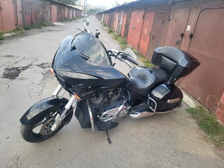 2015 Victory Cross Country, чёрный, 1200000 рублей, вид 3
