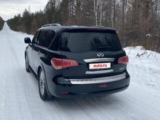 2017 Infiniti QX80 I Рестайлинг, чёрный, 3849000 рублей, вид 4