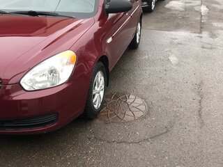2007 Hyundai Verna II, пурпурный, 650000 рублей, вид 1