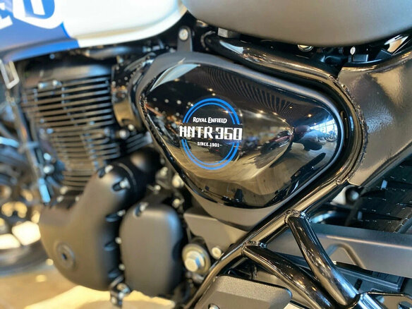 2025 Royal Enfield Hunter, синий - вид 8