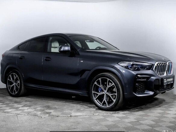 2021 BMW X6 30d III (G06), серый, 8350000 рублей - вид 1