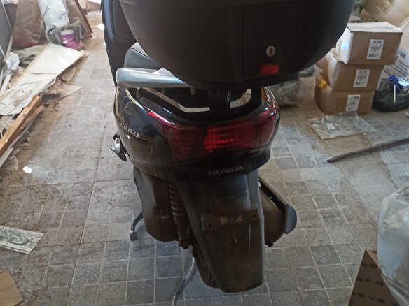 2008 Honda Lead 110, чёрный, 150000 рублей - вид 4