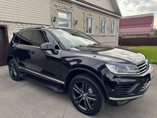2015 Volkswagen Touareg II Рестайлинг, чёрный, 3750000 рублей, вид 4